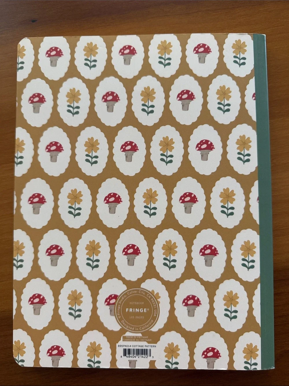 Fringe Studio Mushroom Notebook & Weekly Planner Desk Pad Set
